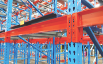 8 HD 4 Rivet endplates Thumb Heavy duty rivet endplates on galvanized pallet racks