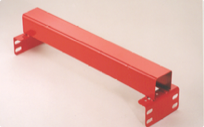 Fork entry bars for warehouse storage racking